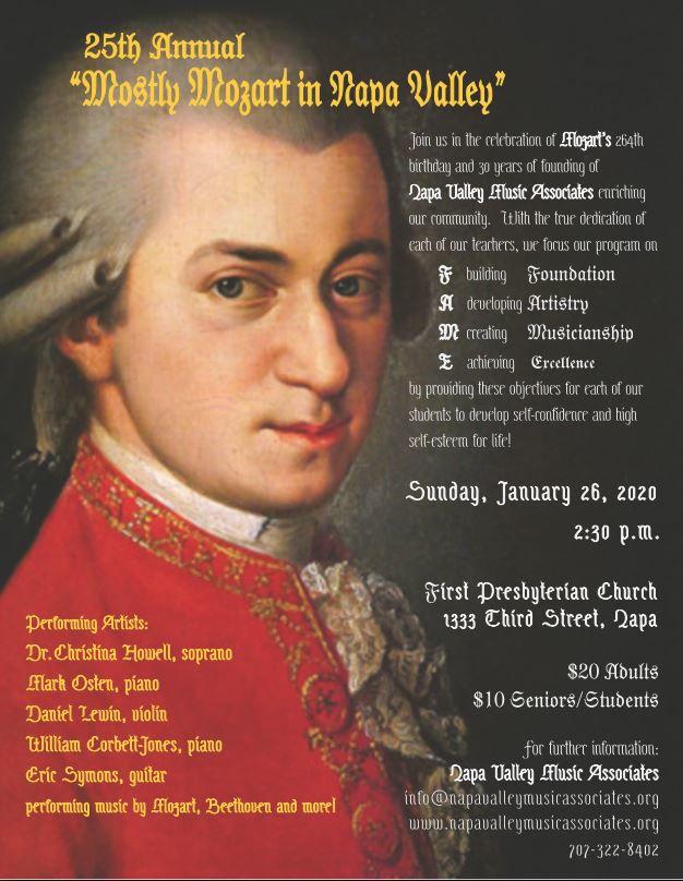Mostly Mozart In Napa Valley